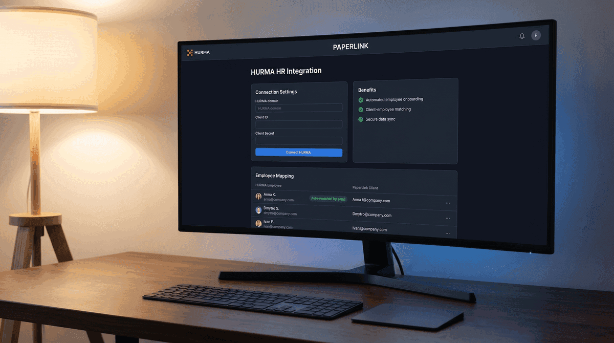 PaperLink Now Connects to HURMA